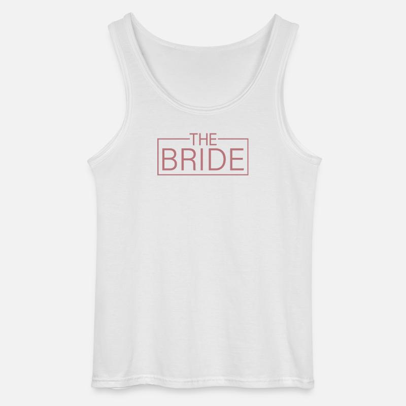 Die Braut - Coole passende Brautdusche - Gildan Männer Tank Top - Weiß