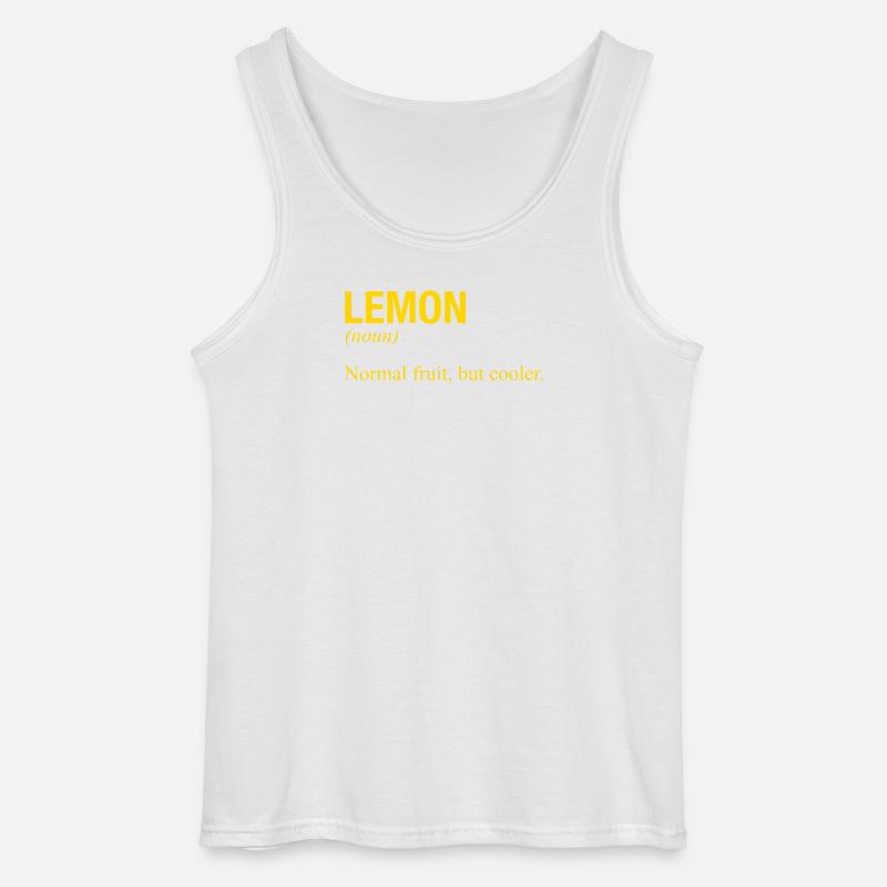 LEMON - Gildan Männer Tank Top - Weiß