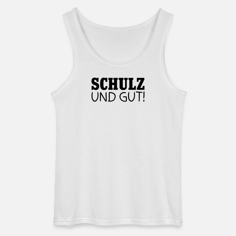 Schulz und gut - Gildan Männer Tank Top - Weiß