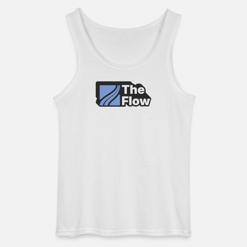 Das Design des Strömungsmusters - Gildan Männer Tank Top - Weiß