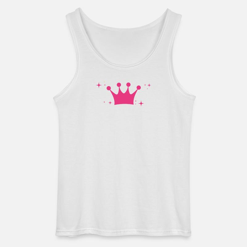 Krone - Geschenkidee - Sterne - Gildan Männer Tank Top - Weiß