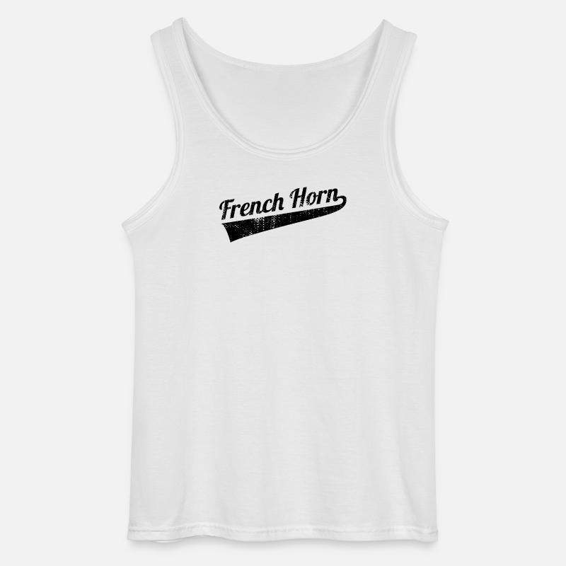 Bugle - Gildan Men’s Tank Top - white