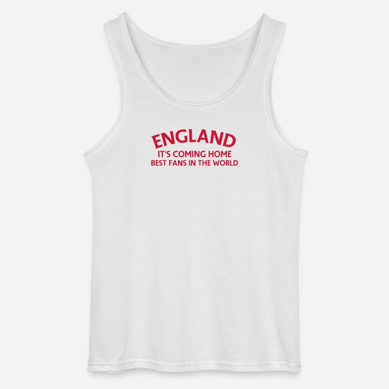 Tribut der englischen Heimfans - Gildan Männer Tank Top - Weiß