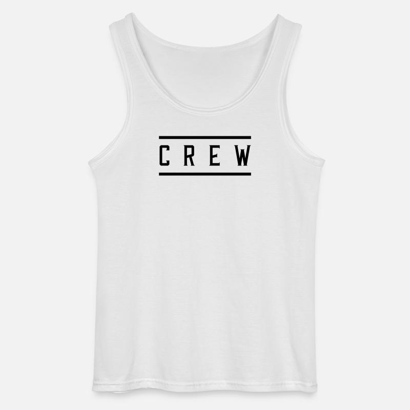 crew - Gildan Männer Tank Top - Weiß