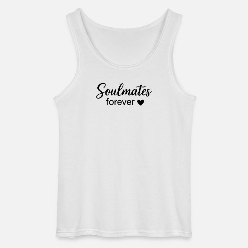 Eternal Souls Boho Scripture Design - Gildan Men’s Tank Top - white