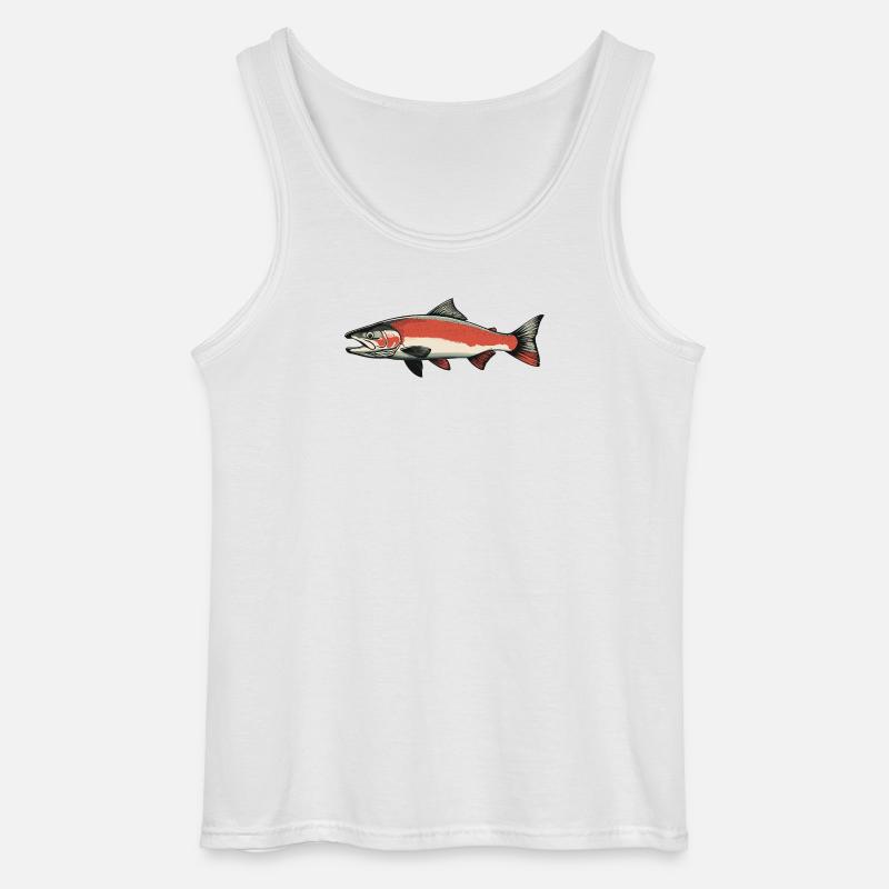 Lax lax - Gildan tanktopp herr - vit