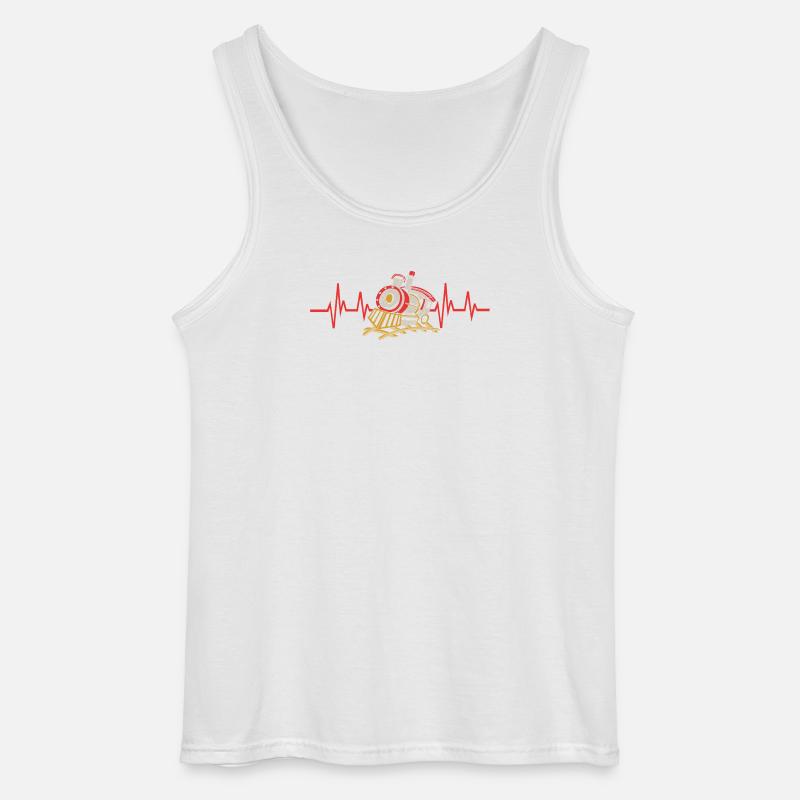 Modelleisenbahn Modellbau Modellbauer - Gildan Männer Tank Top - Weiß