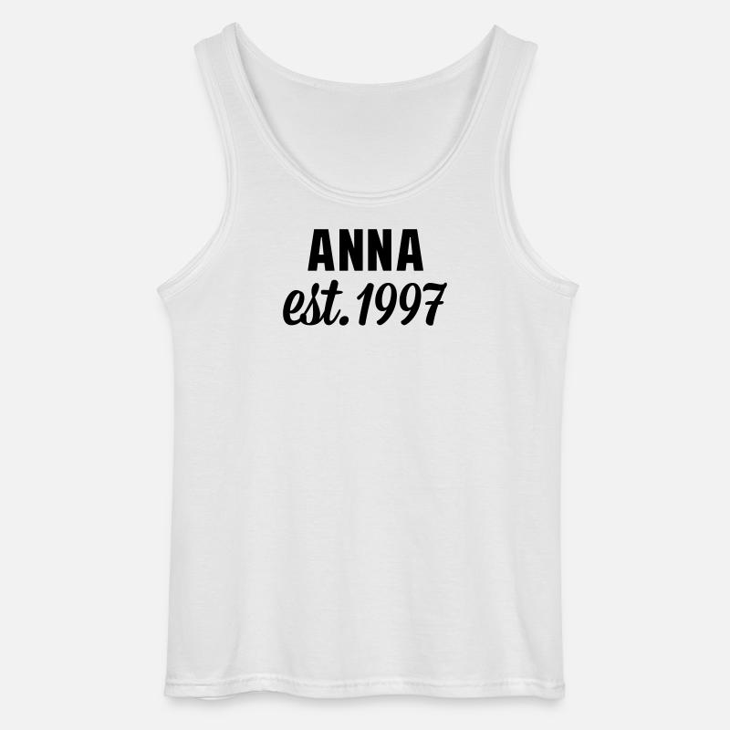 Anna est 1997 - Gildan Männer Tank Top - Weiß