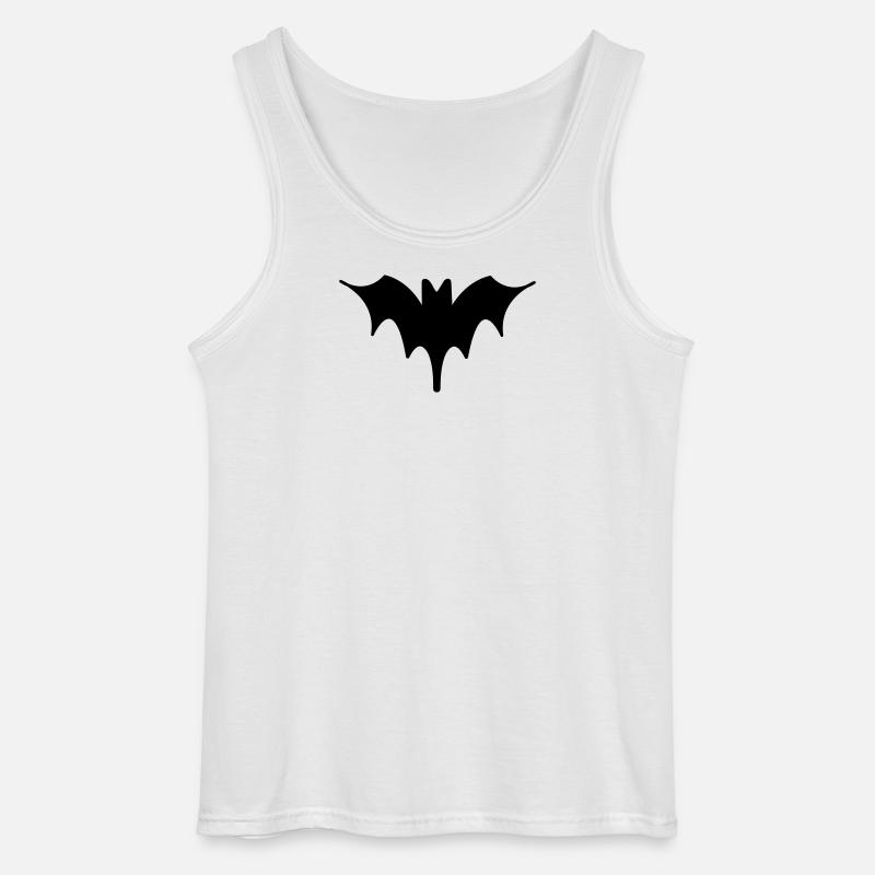Fledermaus Halloween Kunst 3 - Gildan Männer Tank Top - Weiß