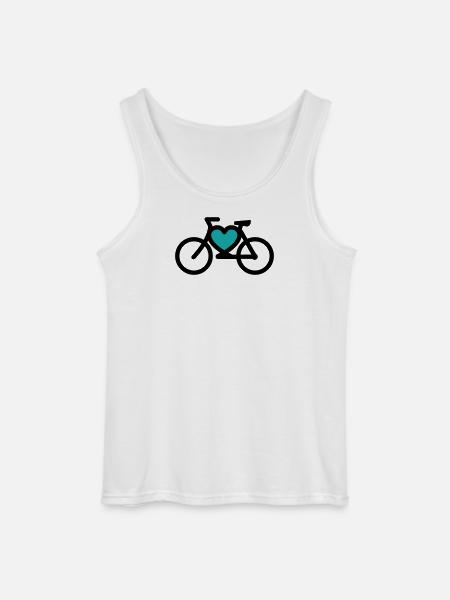 i ike mon vélo - Débardeur Gildan Homme - blanc