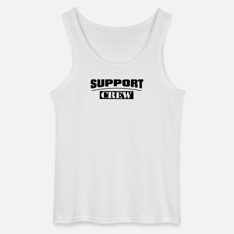 Support Crew Elite - Gildan Männer Tank Top - Weiß