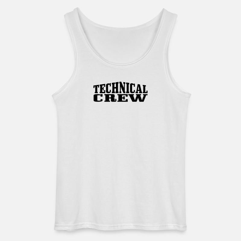 Technical Crew 1 - Gildan Männer Tank Top - Weiß