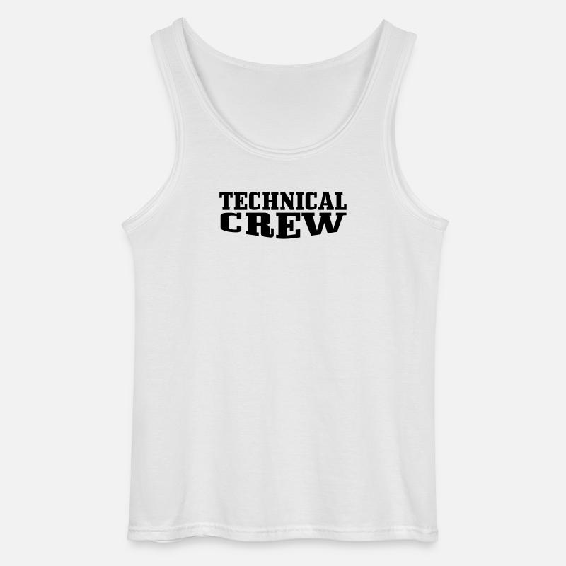 Technical Crew 2 - Gildan Männer Tank Top - Weiß