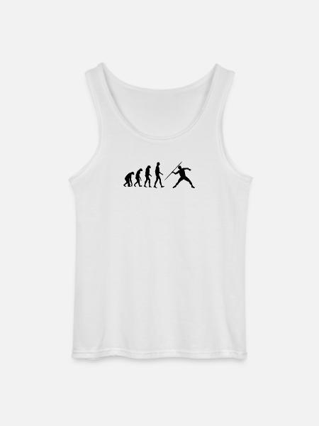 Javelin Throw Thrower Lancer de Javelot Speerwurf - Gildan Men’s Tank Top - white