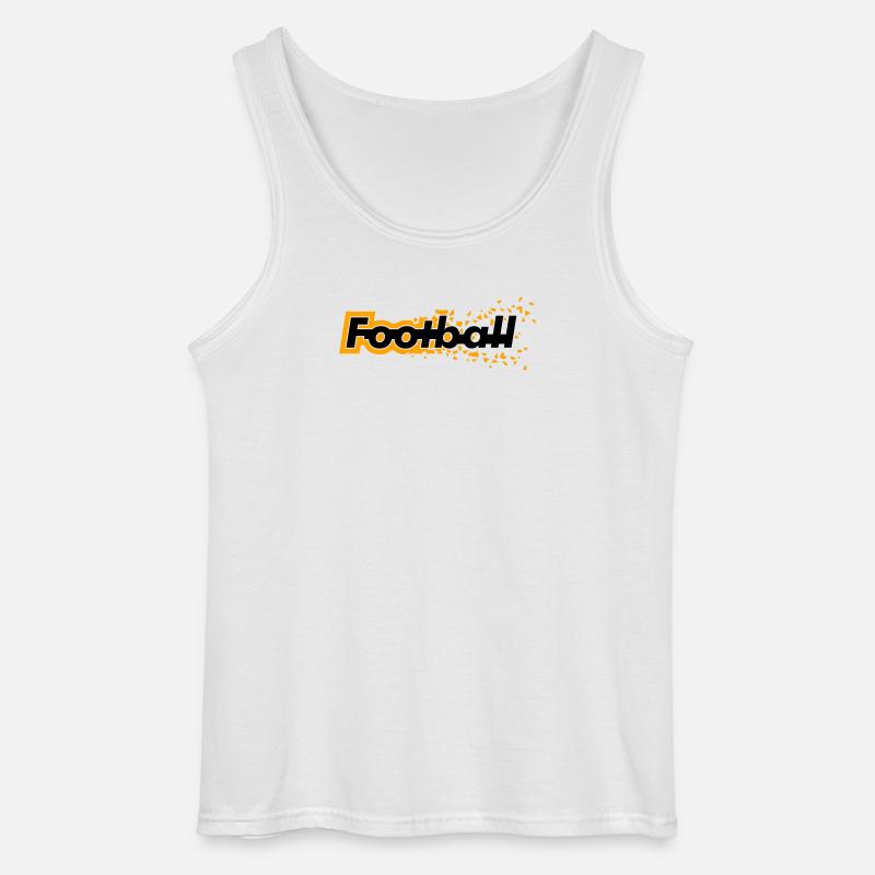 Fußball - Gildan Männer Tank Top - Weiß