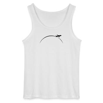 avion - Débardeur Gildan Homme - blanc - Devant - AI Model Male 185 dark (185cm)