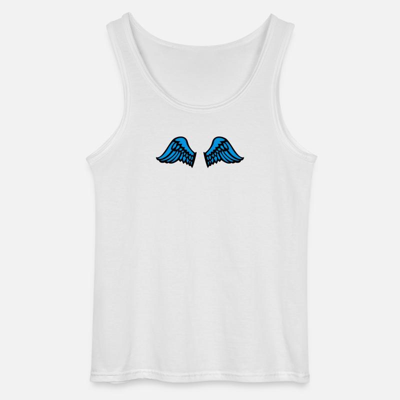 wings - Gildan Männer Tank Top - Weiß