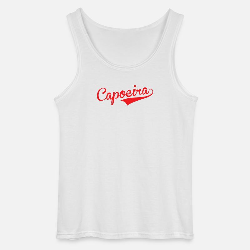 Capoeira - Kamp - Dans - Gildan tanktop til mænd - hvid