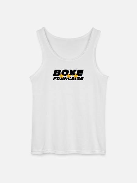 Boxen Francaise - Gildan Männer Tank Top - Weiß