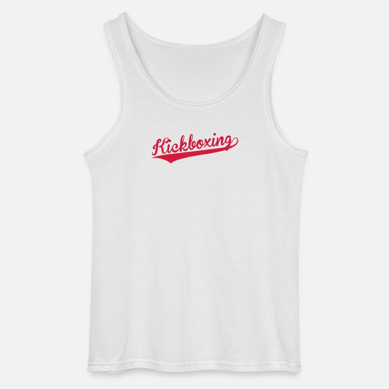 Kickboxen / Kickboxing / Kickboxer / Kick Boxing - Gildan Männer Tank Top - Weiß
