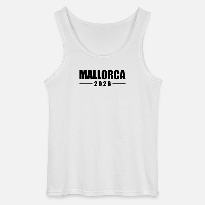 Mallorca 2026 - Gildan Männer Tank Top - Weiß