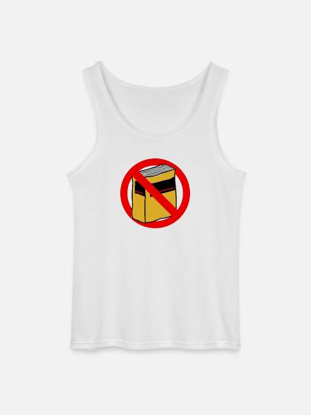 Duden stavning tak tysk gave ide - Gildan tanktop til mænd - hvid