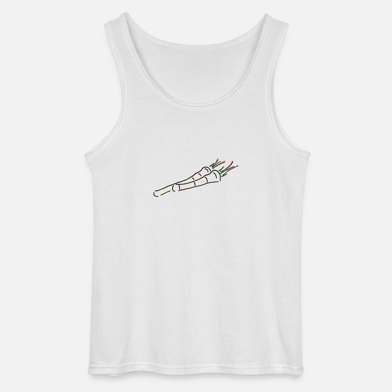 Meerrettich - Gildan Männer Tank Top - Weiß