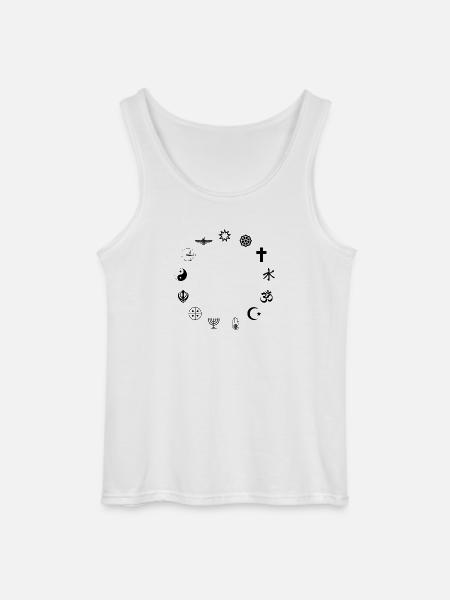 Religion - Gildan Men’s Tank Top - white
