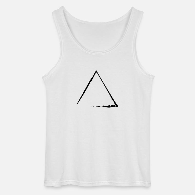 Element Feuer - Gildan Männer Tank Top - Weiß