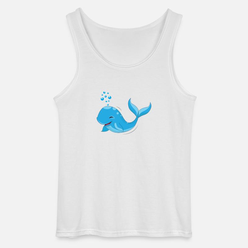 Wal - Gildan Männer Tank Top - Weiß