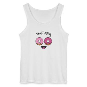 dictons drôles - Débardeur Gildan Homme - blanc - Devant - AI Model Male 185 dark (185cm)