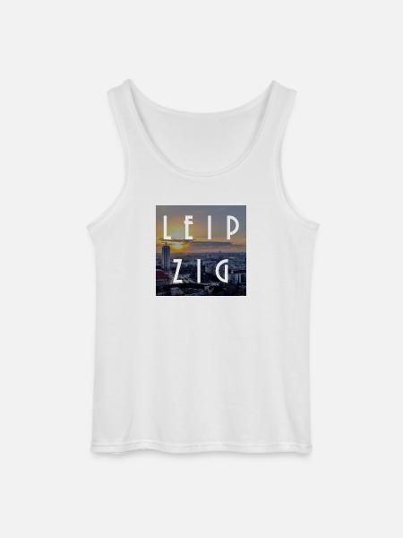 Leipzig - Gildan Men’s Tank Top - white