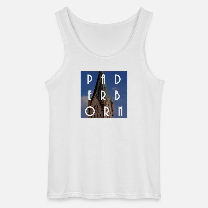Paderborn - Gildan Männer Tank Top - Weiß