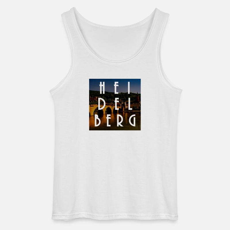 Heidelberg - Gildan Männer Tank Top - Weiß