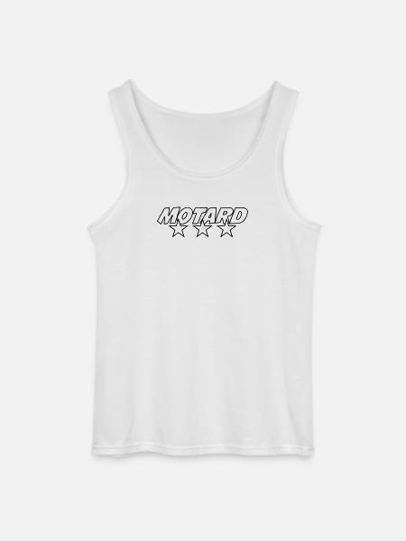 Motard - Débardeur Gildan Homme - blanc