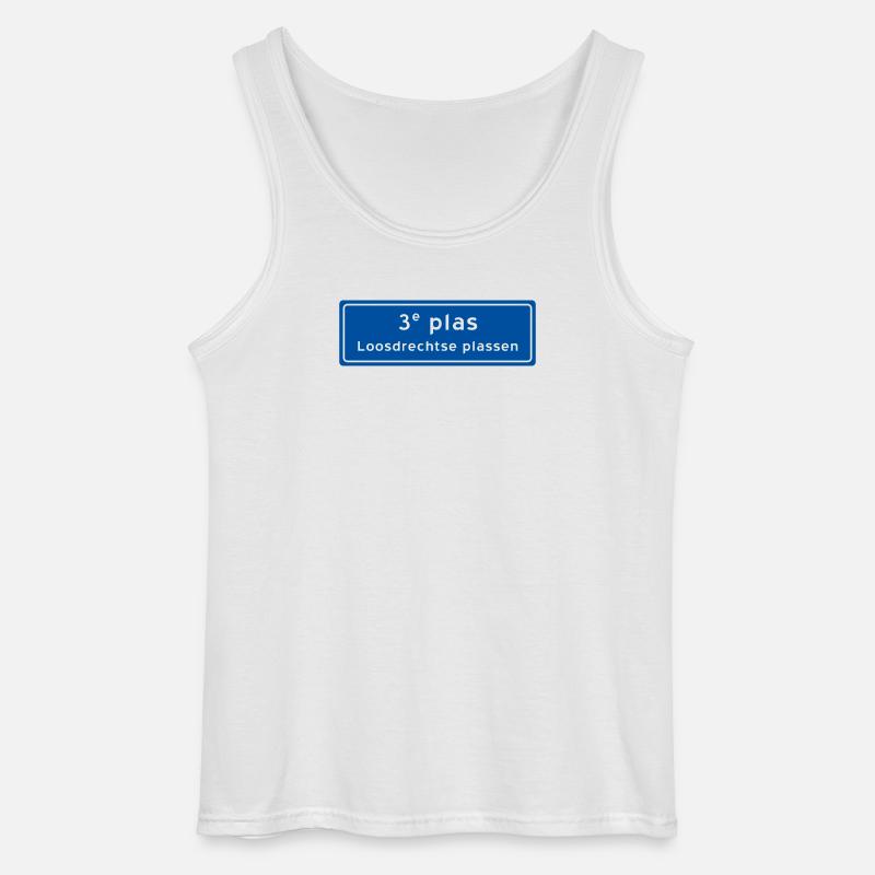Loosdrechtse plassen 3rd plas - Gildan Männer Tank Top - Weiß