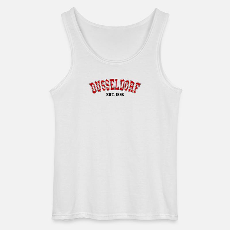 Düsseldorf Est. 1995 - Gildan Männer Tank Top - Weiß