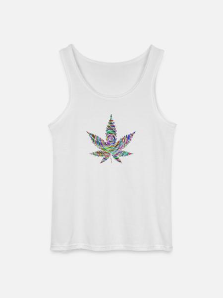 weed - Gildan Men’s Tank Top - white