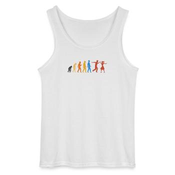 Danse Swing - Le plus haut niveau d’évolution - Débardeur Gildan Homme - blanc - Devant - AI Model Male 185 dark (185cm)
