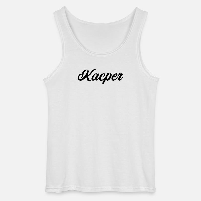 Kacper Polnisch Vorname Geschenk  - Gildan Männer Tank Top - Weiß