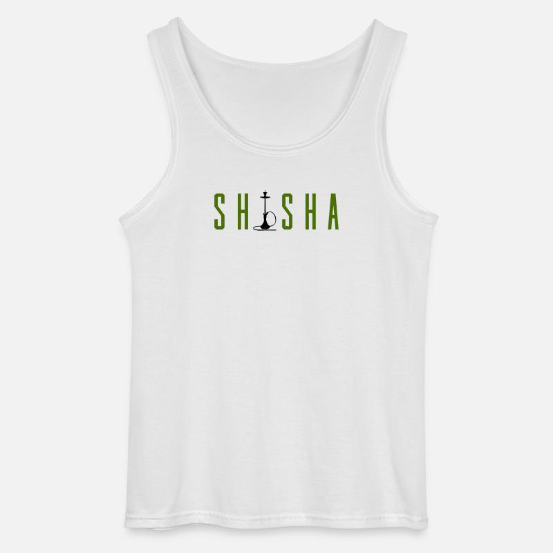 Hookah - Gildan Men’s Tank Top - white