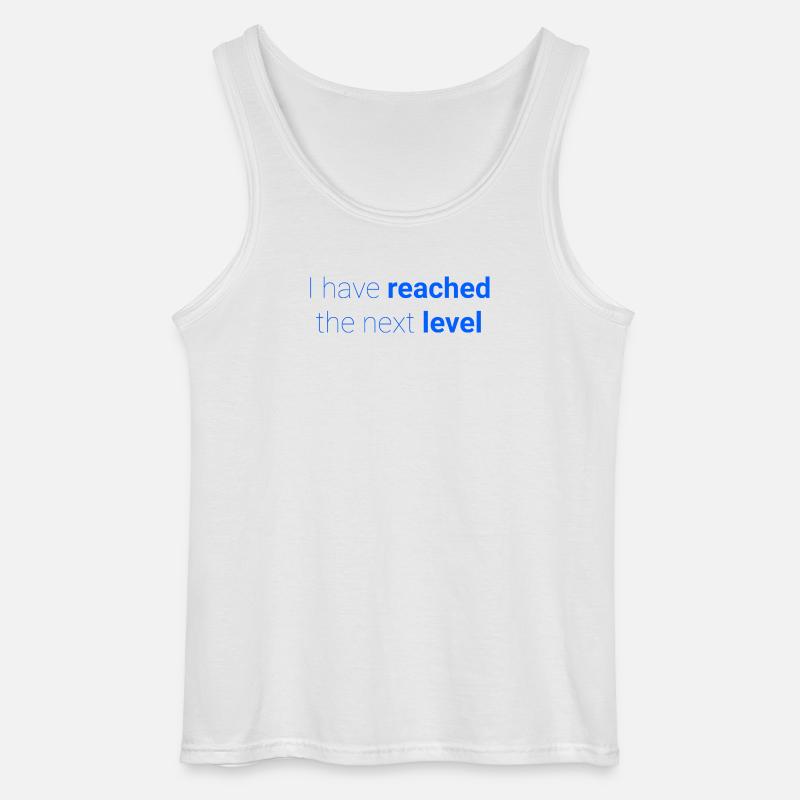 Abstraktes Kontrastmuster zur Selbstdarstellung - Gildan Männer Tank Top - Weiß