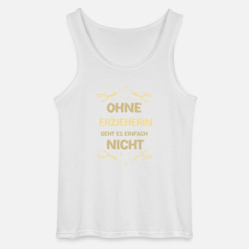 Educator Educator - Gildan Men’s Tank Top - white