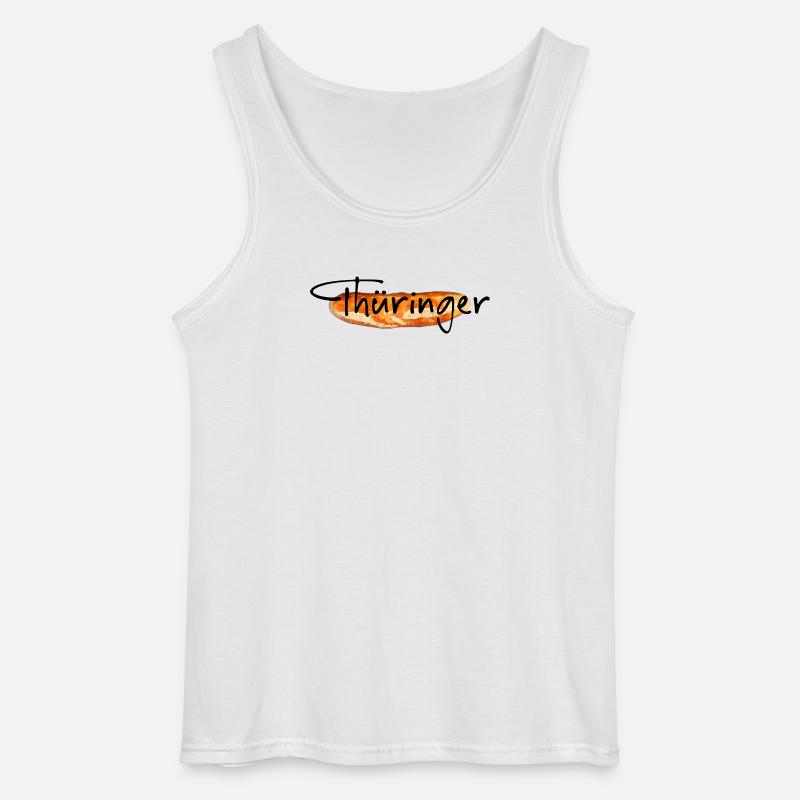 Thuringia Bratwurst - Gildan Men’s Tank Top - white