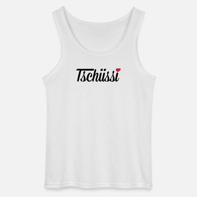 Tschüssi Herz - Gildan Männer Tank Top - Weiß