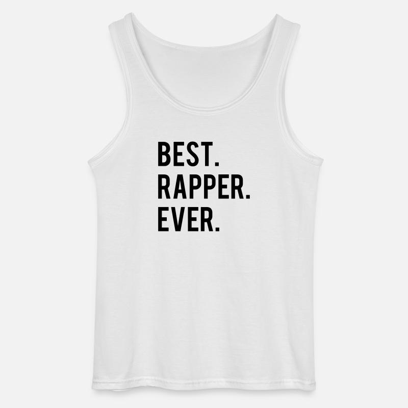 Best Rapper Ever - Gildan Männer Tank Top - Weiß