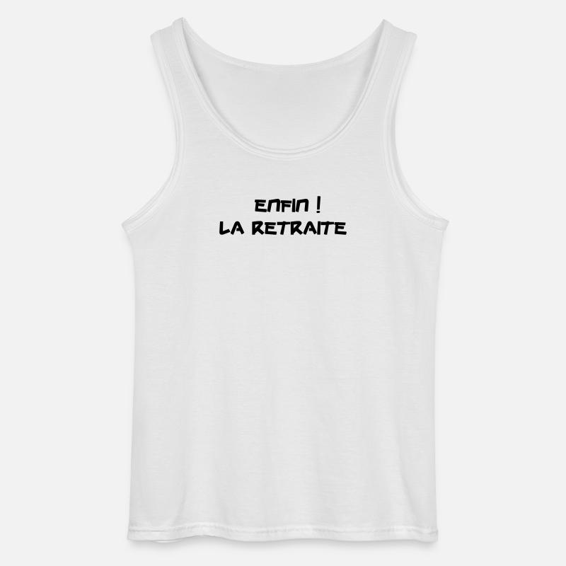 Endlich! Ruhestand - Gildan Männer Tank Top - Weiß