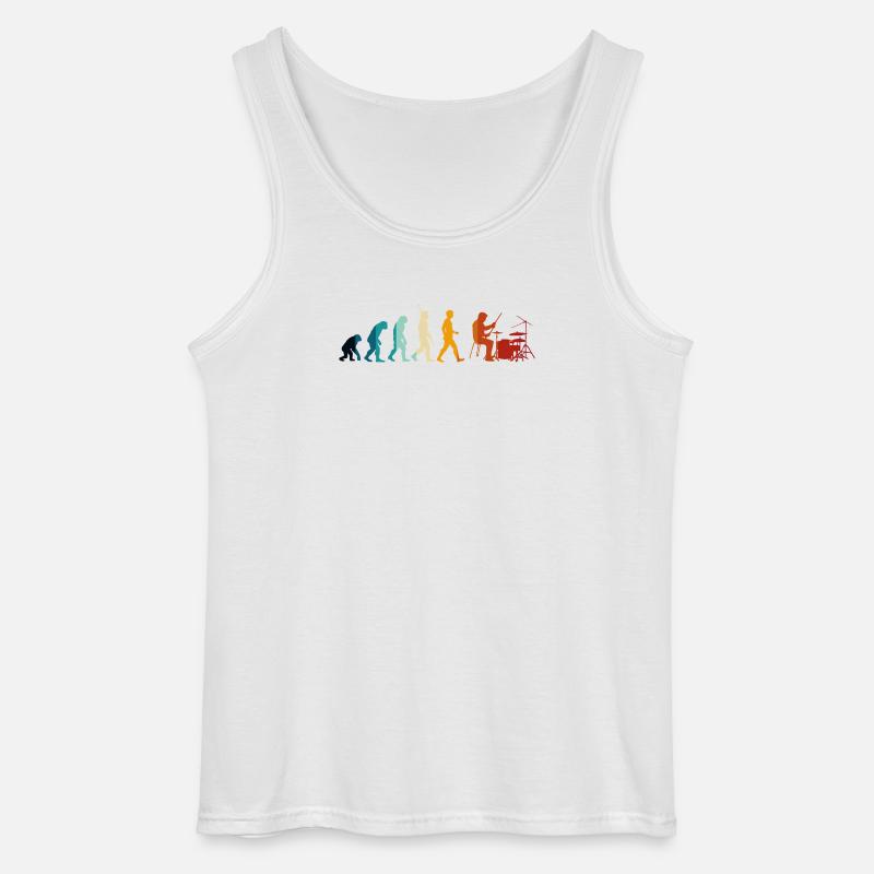 Evolution der Batterie - Gildan Männer Tank Top - Weiß