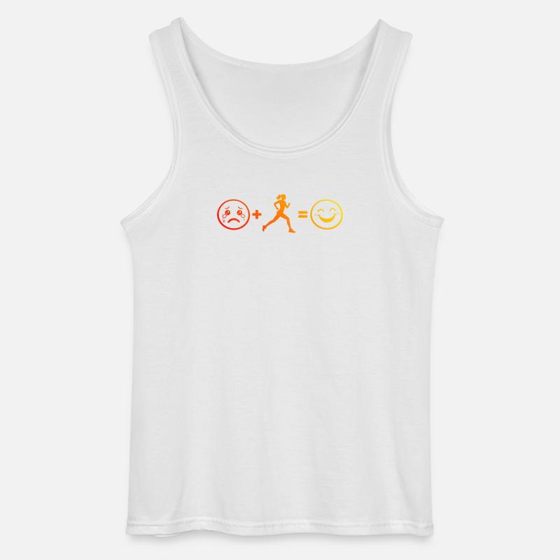 Geschenkidee für eine Running mit Running - Gildan Männer Tank Top - Weiß