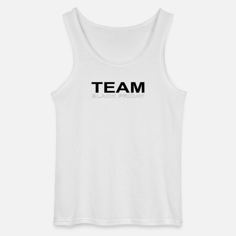 Team Black Friday - Gildan Männer Tank Top - Weiß